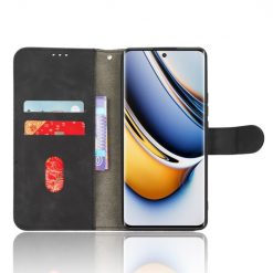Peněženkové pouzdro Solid černé – Realme 11 Pro / 11 Pro+ | Levné Kryty | Levné Kryty | Levné Kryty