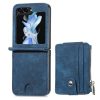 Peněženkové pouzdro Zipper Wallet černé – Samsung Galaxy Z Flip 5 | Levné Kryty | Levné Kryty | Levné Kryty