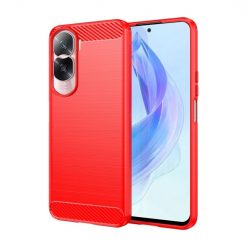 Zadní Kryt Carbon červený – Honor 90 Lite