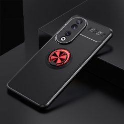 Zadní kryt Metal Ring černo-červený – Honor 90 | Levné Kryty | Levné Kryty | Levné Kryty