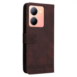 Knížkové pouzdro Skin Feel case hnědé – Vivo Y36 | Levné Kryty | Levné Kryty | Levné Kryty