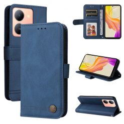Knížkové pouzdro Skin Feel case modré – Vivo Y36 | Levné Kryty | Levné Kryty | Levné Kryty