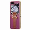 Kryt Bril case oranžový s ochranou na vnější displej – Samsung Galaxy Z Flip 5 | Levné Kryty | Levné Kryty | Levné Kryty