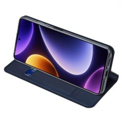 Peněženkové pouzdro Dux Ducis Skin Pro modré – Xiaomi Poco F5 | Levné Kryty | Levné Kryty | Levné Kryty