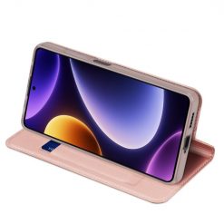 Peněženkové pouzdro Dux Ducis Skin Pro růžové – Xiaomi Poco F5 | Levné Kryty | Levné Kryty | Levné Kryty