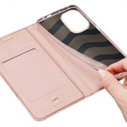 Peněženkové pouzdro Dux Ducis Skin Pro růžové – Xiaomi Poco F5 | Levné Kryty | Levné Kryty | Levné Kryty