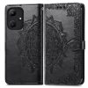 Peněženkové pouzdro Embossing Pattern Mandala Flower modré – Infinix Hot 30i | Levné Kryty | Levné Kryty | Levné Kryty