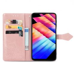 Alternative view of Peněženkové pouzdro Embossing Pattern Mandala Flower růžové – Infinix Hot 30i