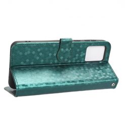 Peněženkové pouzdro Honeycomb Dot Texture Case zelené – Motorola Moto E13 | Levné Kryty | Levné Kryty | Levné Kryty