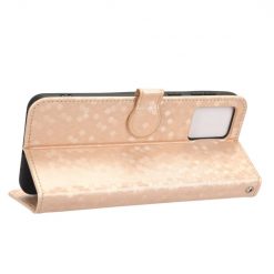 Peněženkové pouzdro Honeycomb Dot Texture Case zlaté – Motorola Moto E13 | Levné Kryty | Levné Kryty | Levné Kryty