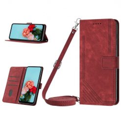 Peněženkové pouzdro Lanyard case červené – Infinix Hot 30i | Levné Kryty | Levné Kryty | Levné Kryty