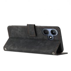 Peněženkové pouzdro Lanyard case černé – Infinix Hot 30i | Levné Kryty | Levné Kryty | Levné Kryty