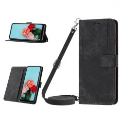Peněženkové pouzdro Lanyard case černé – Infinix Hot 30i | Levné Kryty | Levné Kryty | Levné Kryty