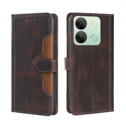 Peněženkové pouzdro Ornate case hnědé – Infinix Smart 7 HD | Levné Kryty | Levné Kryty | Levné Kryty