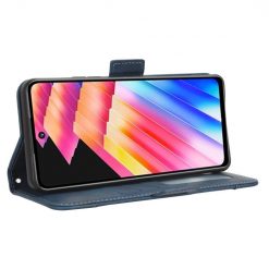 Peněženkové pouzdro Slots case modré – Infinix Hot 30i | Levné Kryty | Levné Kryty | Levné Kryty