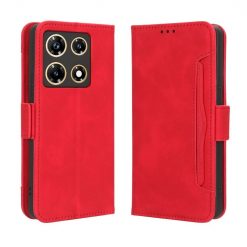 Peněženkové pouzdro Slots case červené – Infinix Note 30 Pro | Levné Kryty | Levné Kryty | Levné Kryty