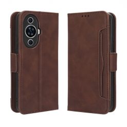 Peněženkové pouzdro Slots case hnědé – Huawei Nova 11 | Levné Kryty | Levné Kryty | Levné Kryty