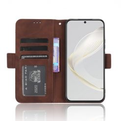 Alternative view of Peněženkové pouzdro Slots case hnědé – Huawei Nova 11