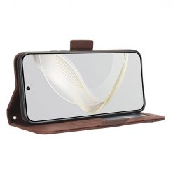 Peněženkové pouzdro Slots case hnědé – Huawei Nova 11 | Levné Kryty | Levné Kryty | Levné Kryty