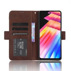 Alternative view of Peněženkové pouzdro Slots case hnědé – Infinix Hot 30i
