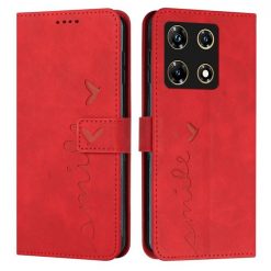 Peněženkové pouzdro Smile case červené – Infinix Note 30 Pro | Levné Kryty | Levné Kryty | Levné Kryty