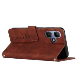 Alternative view of Peněženkové pouzdro Smile case hnědé – Infinix Hot 30i