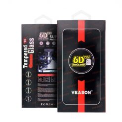 Tvrzené sklo celopovrchové 6D Pro Veason Glass černé – iPhone X / Xs / 11 Pro
