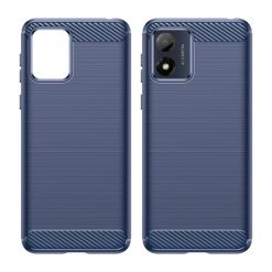 Zadní kryt Carbon modrý – Motorola Moto E13 | Levné Kryty | Levné Kryty | Levné Kryty