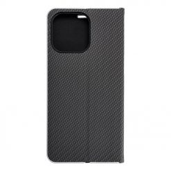 Alternative view of Knížkové pouzdro Luna Carbon černé – Apple iPhone 15 Pro Max
