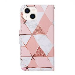 Alternative view of Knížkové pouzdro Trendy Cross case Mramor - Apple iPhone 15