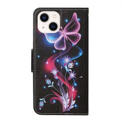 Knížkové pouzdro Trendy Cross case Noční motyl – Apple iPhone 15 | Levné Kryty | Levné Kryty | Levné Kryty