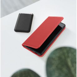 Kožené pouzdro Smart Pro červené – Apple iPhone 15 | Levné Kryty | Levné Kryty | Levné Kryty