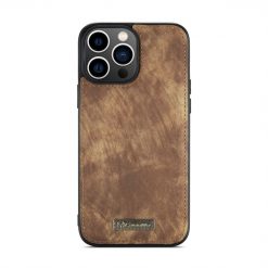 Alternative view of Multifunkční peněženkové pouzdro CaseMe Detachable hnědé – Apple iPhone 15 Pro Max
