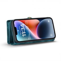 Multifunkční peněženkové pouzdro CaseMe Detachable modré – Apple iPhone 15 | Levné Kryty | Levné Kryty | Levné Kryty