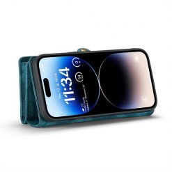 Multifunkční peněženkové pouzdro CaseMe Detachable modré – Apple iPhone 15 Pro | Levné Kryty | Levné Kryty | Levné Kryty