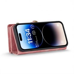 Multifunkční peněženkové pouzdro CaseMe Detachable růžové – Apple iPhone 15 Pro Max | Levné Kryty | Levné Kryty | Levné Kryty
