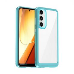 Ochranný kryt Colorful Acrylic case transparentno-modrý – Samsung Galaxy S23 FE