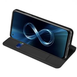 Peněženkové pouzdro Dux Ducis Skin Pro černé – Asus Zenfone 8 | Levné Kryty | Levné Kryty | Levné Kryty
