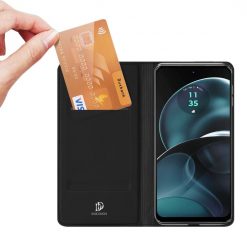 Peněženkové pouzdro Dux Ducis Skin Pro černé – Motorola Moto G14 | Levné Kryty | Levné Kryty | Levné Kryty