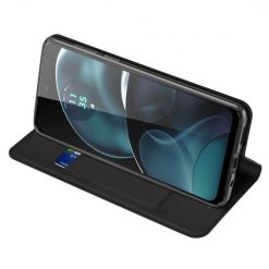 Peněženkové pouzdro Dux Ducis Skin Pro černé – Motorola Moto G14 | Levné Kryty | Levné Kryty | Levné Kryty