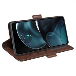 Peněženkové pouzdro Magnetic fresh case hnědé – Motorola Moto G14 | Levné Kryty | Levné Kryty | Levné Kryty