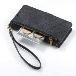 Peněženkové pouzdro Purse case černé – Apple iPhone 15 | Levné Kryty | Levné Kryty | Levné Kryty