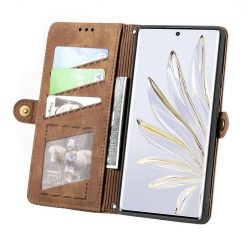 Alternative view of Peněženkové pouzdro Purse case hnědé – Honor 90 Lite