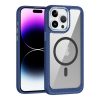 Zadní Kryt Carbon Fiber MagSafe transparentno-fialový – Apple iPhone 15 Pro | Levné Kryty | Levné Kryty | Levné Kryty