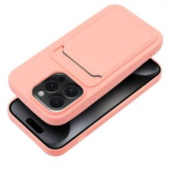 Zadní kryt Card Case růžový – Apple iPhone 15 Pro | Levné Kryty | Levné Kryty | Levné Kryty