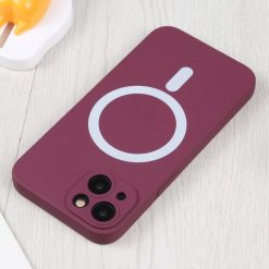 Zadní kryt Magsafe Candy Case bordový – Apple iPhone 15 | Levné Kryty | Levné Kryty | Levné Kryty