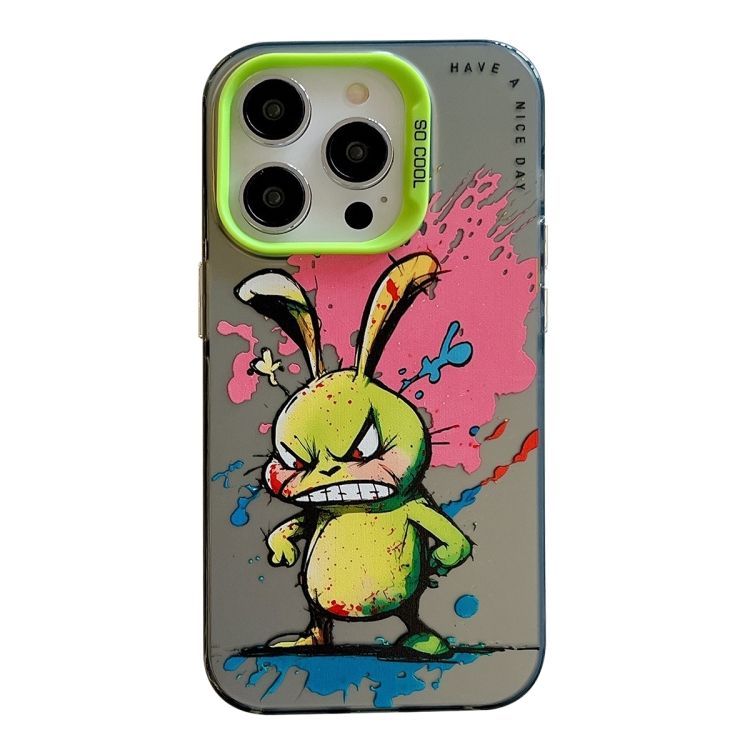 Zadní kryt na mobil Oil Painting case Rozzlobený Zajíc – Apple iPhone 15 Pro | Levné Kryty | Levné Kryty | Levné Kryty