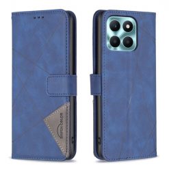 Knížkové pouzdro Rhombus modré – Honor X6a | Levné Kryty | Levné Kryty | Levné Kryty