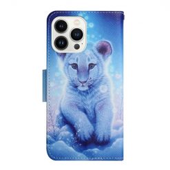 Alternative view of Knížkové pouzdro Trendy Cross case Leopard - Apple iPhone 15 Pro