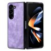 Kryt AZNS Embossed Skin case modrý – Samsung Galaxy Z Fold 5 | Levné Kryty | Levné Kryty | Levné Kryty